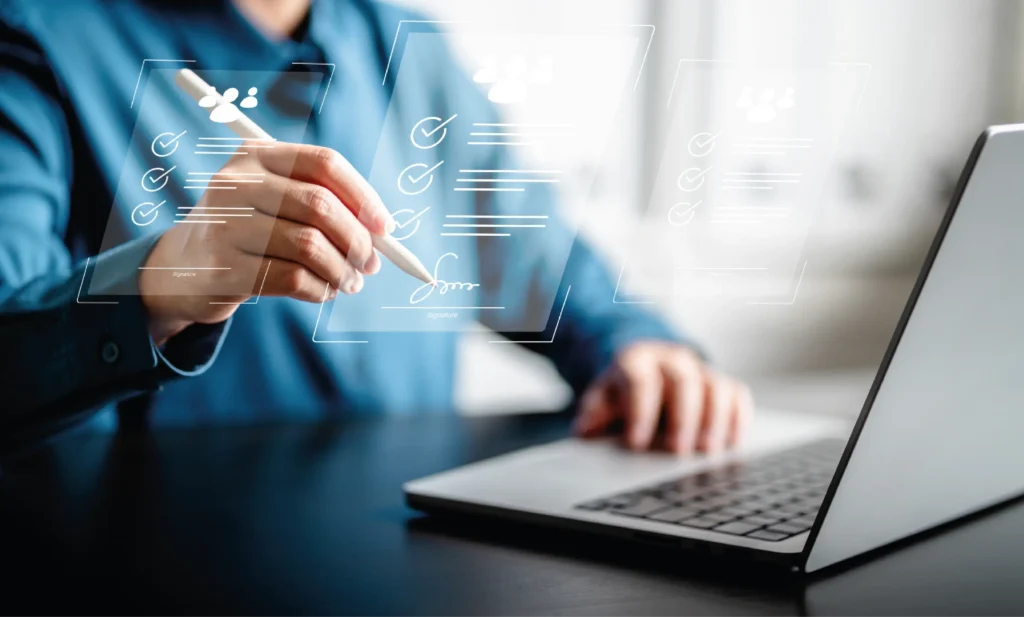 Adeguamento EU AI ACT - man paper ai software - Q Consulting